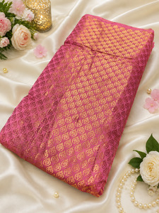 Fabrics: Brocade silk Fabric (price per meter) perfect for stitching blouses /skirts /suits (aprox 112cm width )slight variation in color may occur