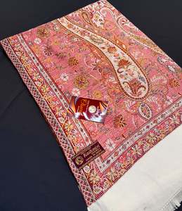 Women's Plain Pure woollen Kashmiri Shawl