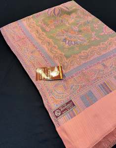 Woolen Shawls Scarfs: Women's Plain Pure woollen Kashmiri Shawl