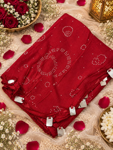 Elegant embellished dupatta with delicate sequin work and beautiful lace detaili&hellip;
