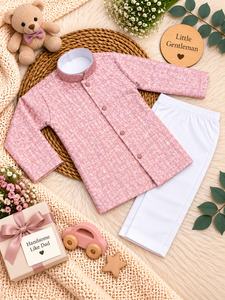 Kids: Soft Rayon chikankri sequin based Newborn Kurta Pajama Set with soft inner lining, easy front-open kurta & matching elasticated pajama for comfortable wear.Kurta L 35 cm,Chest 25 cm,Sleeve24 cm,Pajama L 33 cm.Slight variation in colour & design may occur
