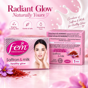 Fem Crème Bleach Saffron & Milk – a 1-use facial bleach enriched with saffron&hellip;