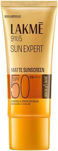 Lakme Sunscreen For Bright Skin, SPF 50 PA++++, Water Light, Niacinamide, In Viv&hellip;