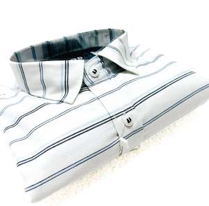 Cotton based beautiful mat look stripe  Shirt