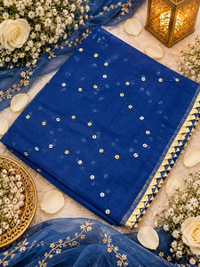 Soft Organza dupatta with delicate sequin work and beautiful lace detailing, per&hellip;