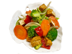 D%E1%BB%93 Chay Vegetable Tofu Dishes 1: TOFU VEGE CASHEW NUT