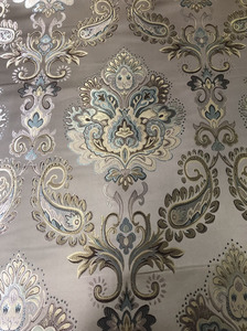 Products: Stbolan-1-06 Multi Baroque Embroidered Damask Home Decorating Fabric st-bolan-1995