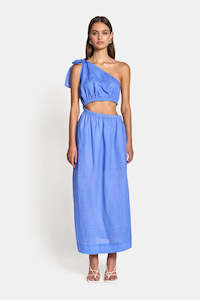 Sofia The Label: Sienna One Shoulder Cut Out Midi Dress