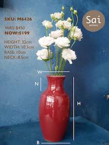 Copper Red Vase - IV