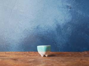 Lavender Sky: Turquoise Elephant Ramekin