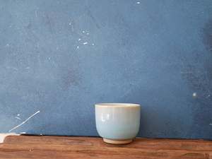 Celadon: Blue celadon tea cup