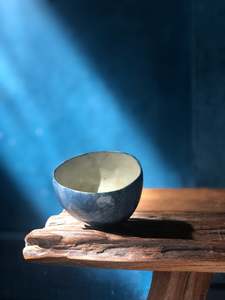Plates: Blue Eggshell Bowl