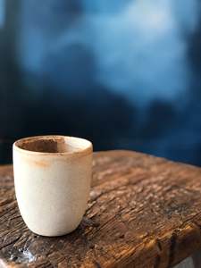 Sold!! Cup, Rustic, Light Brown, Rough, Handmade