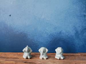 Three Wise Elephants Set