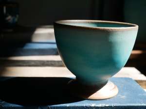 Lavender Sky: Turquoise Sky Bowl - I