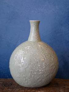 Celadon: Green Celadon Vase - V
