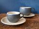 Deep Blue - Natural Speckle Espresso Cup and Saucer