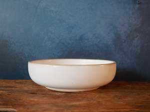 Wholesale 1: White Speckle Deep Plate - I (SET OF FOUR)