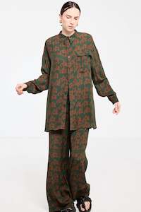 SHIRT: Country Club Shirt - Green Pop Palm