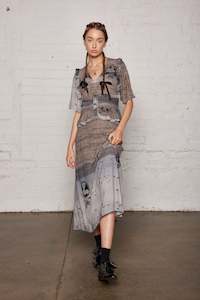 Sale: POET DRESS - SEASCAPE PRINT