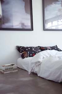 Syndicate Pillowcase Set, Black