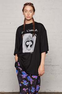 Unisex Collection: DE'LAMOUR T UNISEX - BLACK