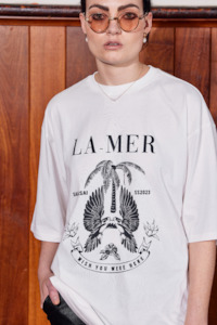 Unisex Collection: WISH U WERE HERE TEE - WHITE