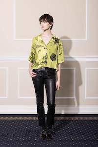 Aw2022 Neon Desert: NEON DESERT BLOUSE - NEON PRINT