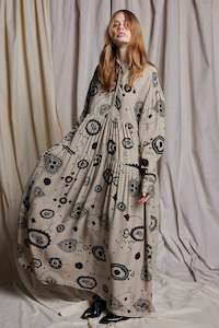 Stone Cameo: LOVE LIES BLEEDING DRESS - STONE CAMEO PRINT