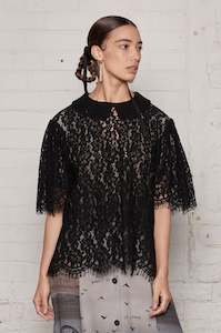 The Virtuous Poet: ORNAMENTAL T - BLACK LACE