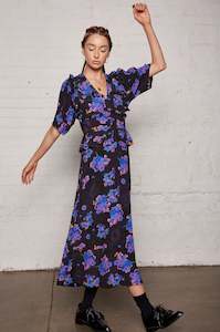 The Virtuous Poet: POET DRESS - VIOLET BOUQUET