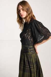 Aw2025 Significant Other: Lace Tee - Black