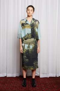 Dreamscape Sale: DREAMSCAPE WRAP DRESS - DREAMERS PRINT