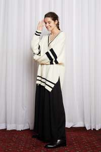 Dreamscape Sale: DUX JUMPER - IVORY MERINO KNIT