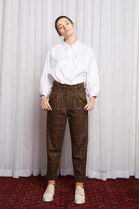 Dreamscape Sale: CULT CLASSIC PANT - BROWN CHECK