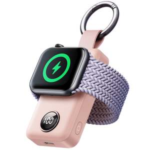 Smart Watch Accessories: JOYROOM 2000mAh Wireless Charger For Apple Watch Pink