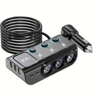 Others In Electronics: PD Fast Charging Car Lighter Adapter Splitter Cigarette Lighter Socket