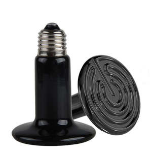 Bulbs 1: 100W E27 Infrared Ceramic Heat Emitter Lamp Bulb For Reptile Pet Brooder