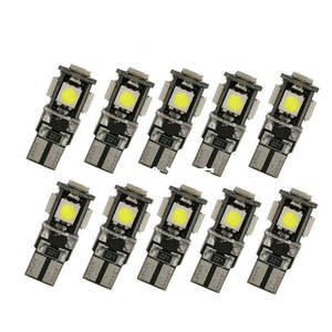 Bulbs 1: 10PCS T10 Wedge 5SMD LED Bulbs W5W 194 168 131 WHITE CANBUS