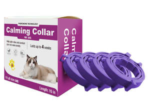 4PCS Calming Pheromone Collars for Cats