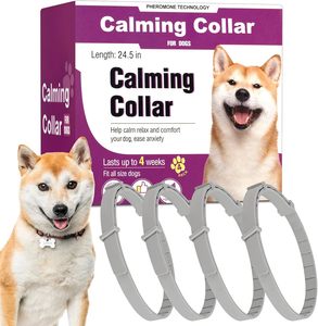 Pets: 4PCS Dog Calming Collars