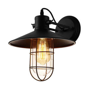 Wall Lights: Indoor Wall Lamp Vintage Lighting Kitchen Light Black Wall Sconce