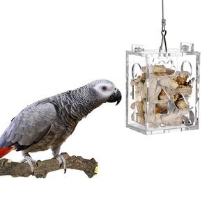 Birds: Birds Toys Food Parrot Foraging Feeder Cage