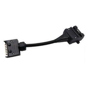 7 Pin Flat Male to 12 Pin Flat Female Trailer Adapter Caravan Connector