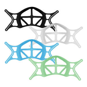 Personal Hygiene: 4pcs Mask Breathe Support Bracket Protector Reusable Soft 3D Holder