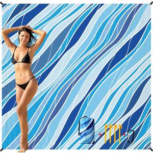 Camping: Waterproof Sandproof Beach Blanket 210x200cm