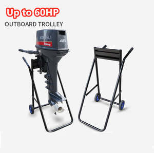 Outboard Motor Trolley Stand Transport Suits Up To 60Hp Engine Carrier Stand