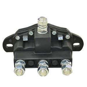Winch: 6 Terminal Dc Contactor Atv Winch Motor Solenoid Reversing Polarity Relay Switch