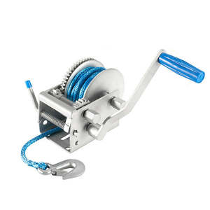Winch: Hand Winch 2000KG/4408LBS Dyneema Rope Car Trailer