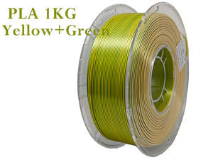Mouse Keyboard: PLA 3D Printing Filament 1KG - Yellow+Green
